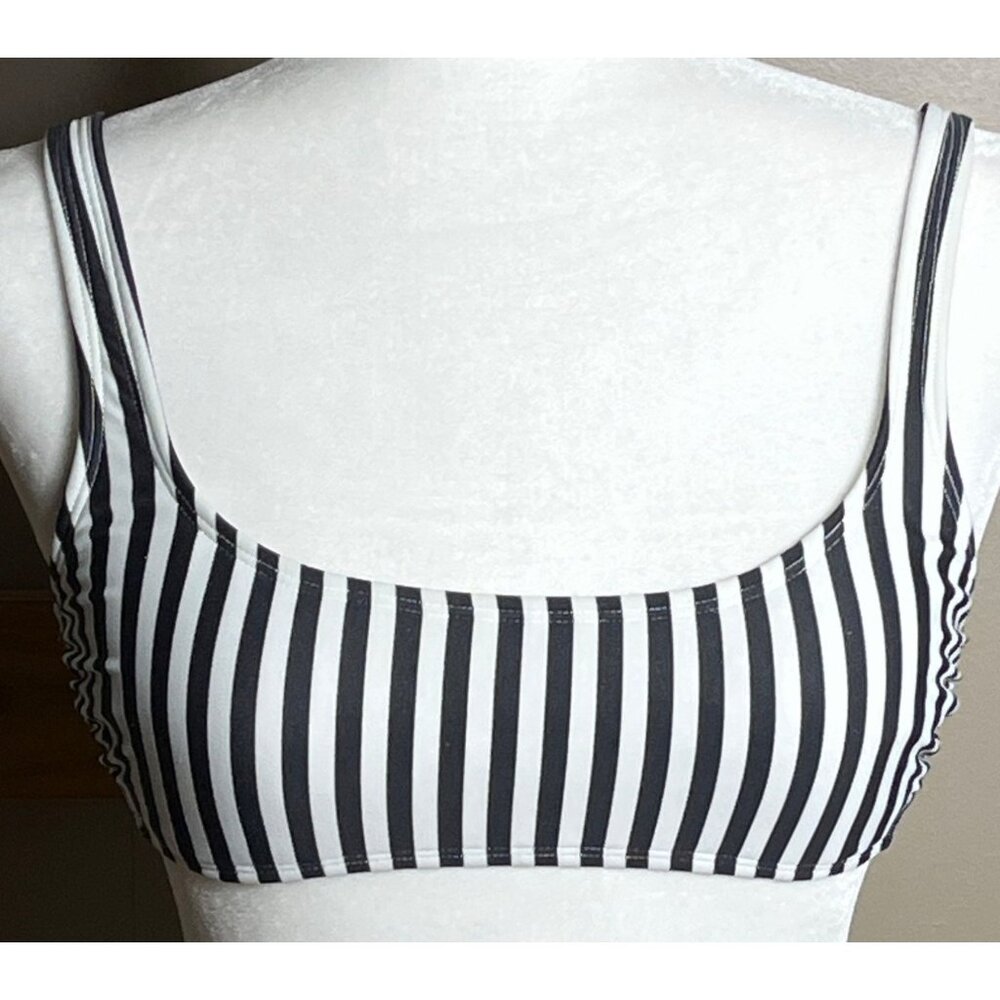 Bikini Swim Top Striped Tank Mix & Match Beach Pool Resort Xhilaration Womens S